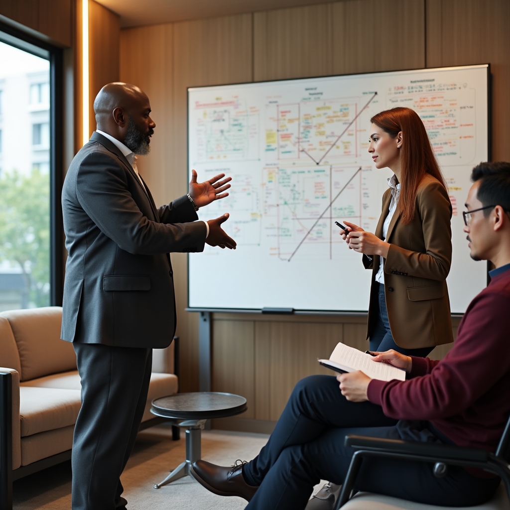 Sessione di workshop su gestione delle conoscenze con professionisti